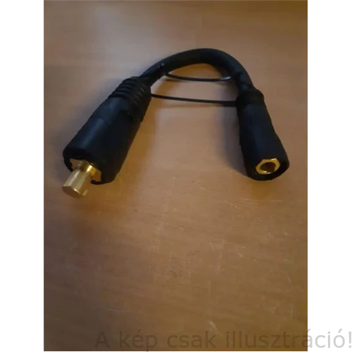 Hegesztőkábel  átalakító (35mm2/0,5m kábel, 10-25mm lengőaljzat,35-70mm TSB-dinse csatlakozó) SZHK0017