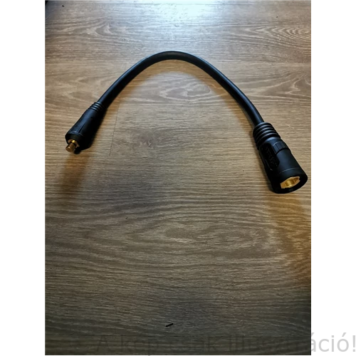 Hegesztőkábel  átalakító (35mm2/0,5m kábel, 35-70mm lengőaljzat,10-25mm dinse csatlakozó dugó) SZHK0018
