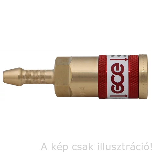 Gyorscsatlakozó aljzat (A) markolatra tömlővéges Égőgáz 9,0mm SG típus GCE  F28710043 (régi14008141)