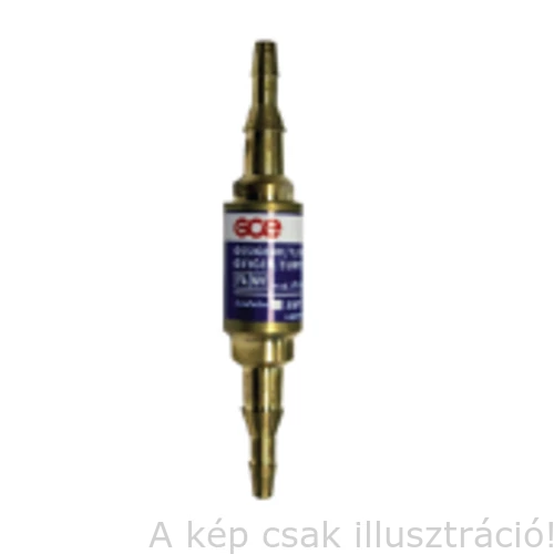 Visszacsapás gátló 2 funkciós SGuard2_MV93 tömlővéges (mindkét végén) 6,3-10mm-ig max.10 bar Oxigén     GCE   80700