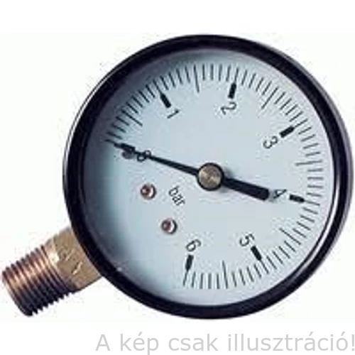 Manométer JELÖLÉS NÉLKÜL 0-4BAR 63mm G1/4"   GCE   388411860682P