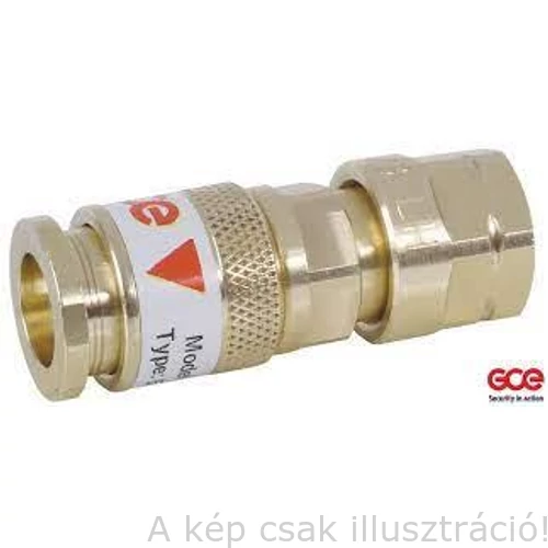Gyorscsatlakozó (D) Égőgáz reduktorhoz G3/8"LH SD típus GCE  F28710026 (régi 14008145)