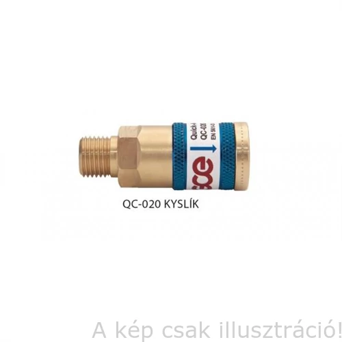 Gyorscsatlakozó tömlőhöz OXIGÉN G1/4" LH    GCE   F28710039