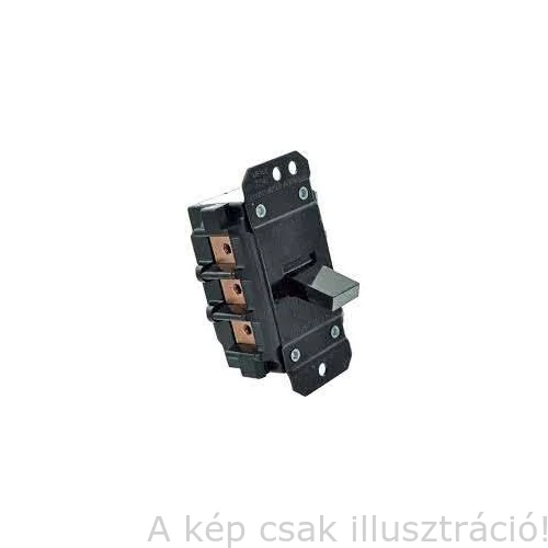 Miller Kapcsoló Switch,TGL 3PST 40A 600VAC SCR TERM WID 244920