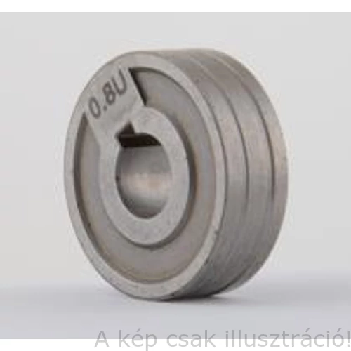 MIG/MAG görgő előtolóhoz D=30 "U" 0,8-1,0mm Al-hoz POCKETMIG 165/185/195/225 30x10x10