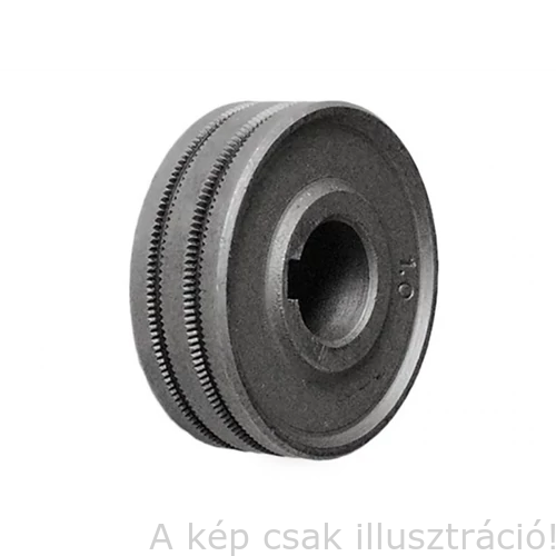 MIG/MAG görgő előtolóhoz D=30 0,8-0,9mm (recézett,porbeles, inox-hoz) 30x10x10mm (Parweld 200, POCKETMIG 165/185/195 /225)