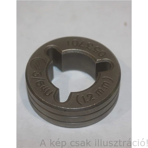 Miller MIG görgő előtolóhoz,(Drive Roll) "U" Al-hoz 1,1mm=0.045"=3/64" "V" GROOVE 053697