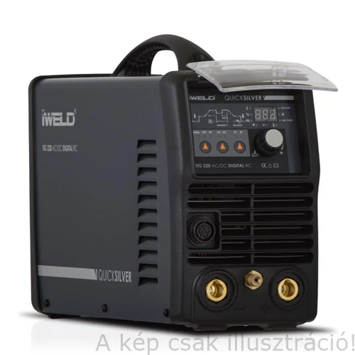 Heg. inverter IWELD TIG 220 AC/DC (200A-35%)4fm-es SR17 AVI pisztollyal,test és munka kábelekkel 800TIG220ACDC