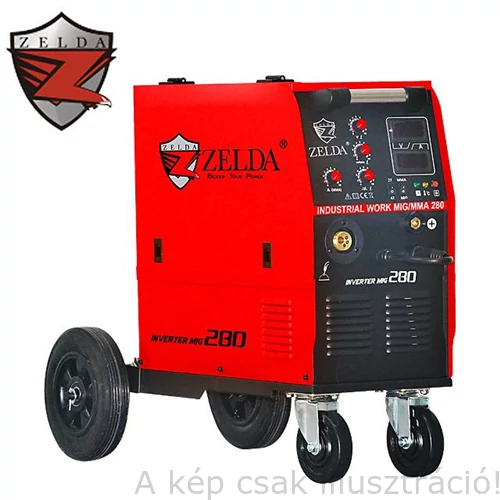 MIG/MAG Heg. gép ZELDA MIG/MMA 280A-os inverteres hegesztőgép  Z-MIGMMA-280