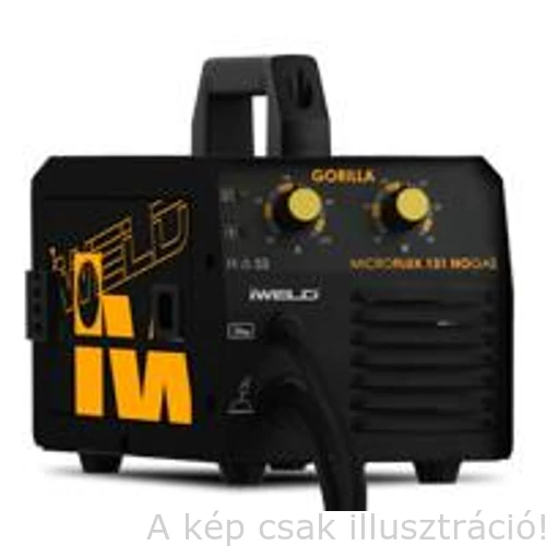 MIG/MAG Heg. gép Iweld GORILLA MICROFLUX 131 NOGAS (230V,125A@40%, D=100mm/1kg) 80MROFLUX131