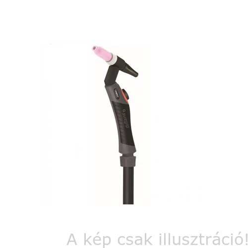AVI/TIG pisztoly PARKER TIG Torch 125 4m (SR17) 105A AC-150A DC pozícióba forgatható nyakkal + Dinse adapter, bőrözött munkakábel