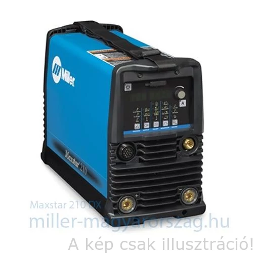 Miller Maxstar®  210 DX, HF és TIG-lift AVI DC impulz 120-480V hegesztőgép (1 és 3 fázisról is 1–210 A, 17.2 kg)