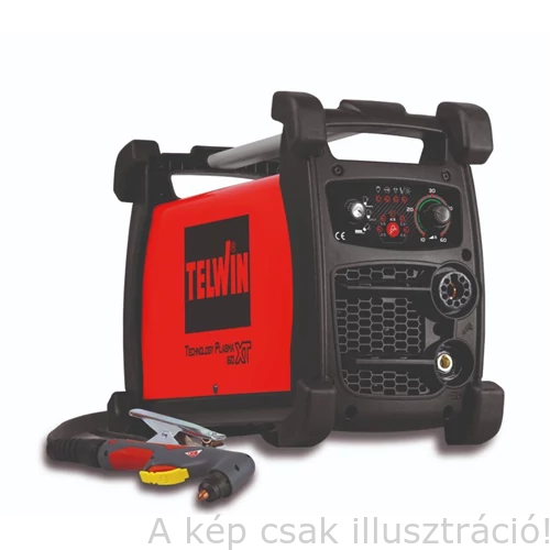 PLAZMAVÁGÓ inverteres Telwin Technology Plasma 60 XT (1 fázisú,10-60A,7kg) S45 Trafimet plazmavágó pisztollyal 816148