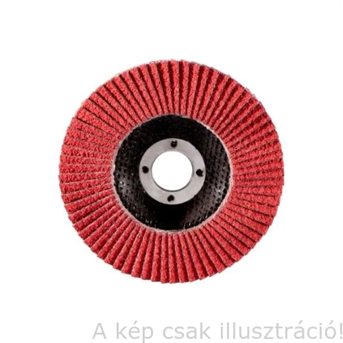 115mm- CER60 Metabo "Flexiamant Super" kerámia szemcsés lamellás csisz. korong INOX 6.26167