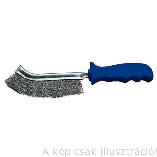 Drót kézikefe Inox=rozsdamentes egysoros zöld műanyag mark SPEED 275 SMC FG, Fast Grinder 12233700