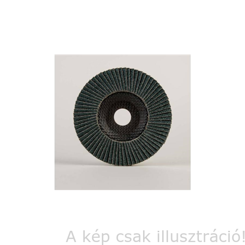 125mm-Z,E-60 lamellás csiszolótányér Powerflex-RIO  kúpos,G19 zirkonium 10db/csomag (W229733)