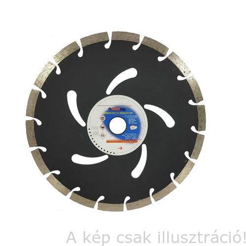 Gyémánt vágótárcsa 230 mm, 7 mm széles gyémánt réteggel MarPool 'Segment Gold'