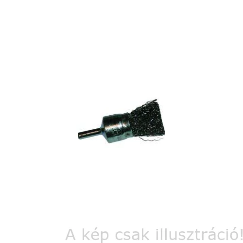 Ecsetkefe D30x6mm csapos, 0,3mm szállal INOX Lessmann 456.361- 45070050