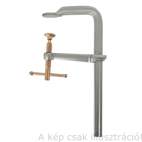 Gyorsszorító rezezett orsóval 120x600/25x12mm Berger  041601-0331