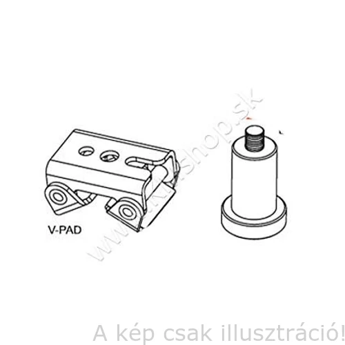 Szorító-feszítő StrongHand XFVBM 4-IN-1 készlet, UF, UG szorítókhoz (Tartalma XFV pofa,  UE, UF, UG szorítókhoz és  adapter XFBM, 0,3kg)