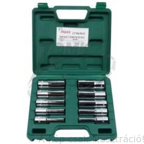 Dugókulcs készlet hosszú 1/2" 10-24x76mm 10 db-os  készlet HANS 4610MB