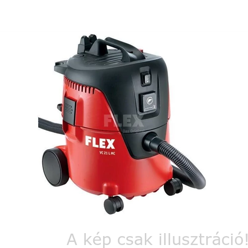 FLEX VC 21 L MC L oszt. ipari porszívó (felvett telj. 1250 Watt,20L tartály, porosztály: L, szívóerő: 210 mbar) 405.418