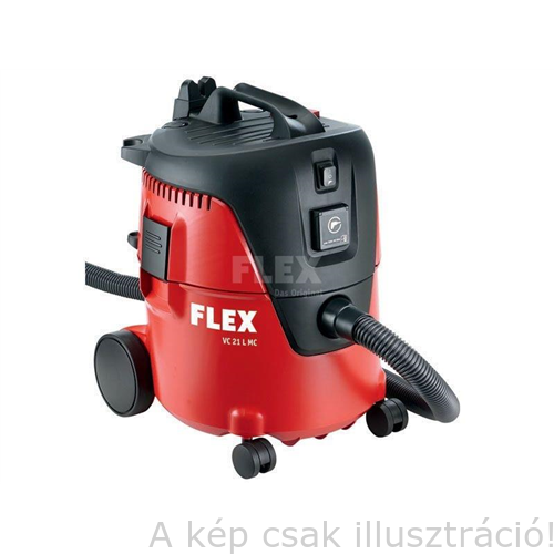 FLEX VC 21 L MC L oszt. ipari porszívó (felvett telj. 1250 Watt,20L tartály, porosztály: L, szívóerő: 210 mbar) 405.418