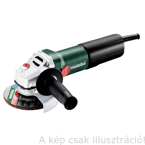 METABO WEQ 1400-125 mm 1400W sarokcsiszoló, 2.2 kg, 3.3 Nm, 600347000 Akciós!