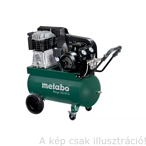 METABO kompresszor Mega 700-90 D 90l, 4kW, 11bar
