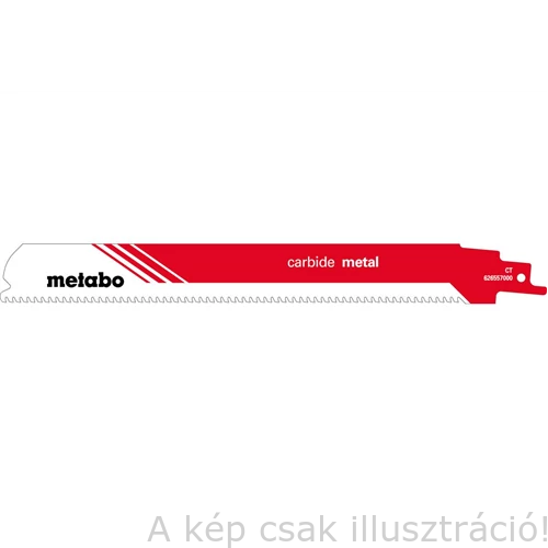 METABO orrfűrészlap "carbide metal" 225x1,25mm,3mm/8TPI,20x hosszabb élettartam a Bi-Metall fűrészlapokhoz képest 626557000