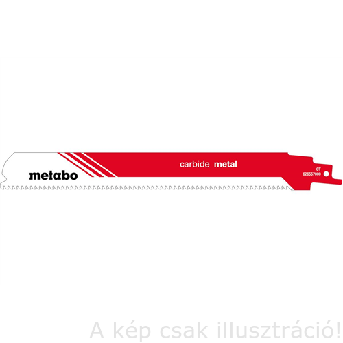 METABO orrfűrészlap "carbide metal" 225x1,25mm,3mm/8TPI,20x hosszabb élettartam a Bi-Metall fűrészlapokhoz képest 626557000