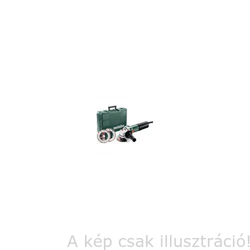 METABO WEQ 1400-125 mm 1400W Set sarokcsiszoló 2db gyémántvágótárcsával, hordtáskával  600347510 Akciós!