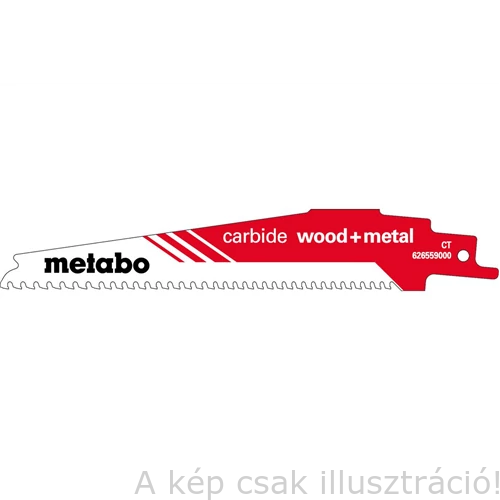 METABO orrfűrészlap "carbide wood+metal" 150/6-8 TPI 626559000, Akció!