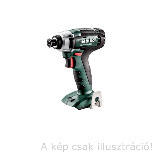 METABO PowerMaxx SSD12 12 V-os 115Nm-ig,(0-2500/min) 1/4"-os akkus ütvecsavarozó (akku és töltő nélkül) Akciós!601114890