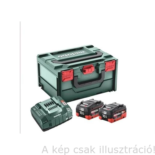 METABO Akkus alapkészlet 2x18V/10 Ah LiHD akku+ ASC 145 töltő+metaBOX 685142000 Akció!