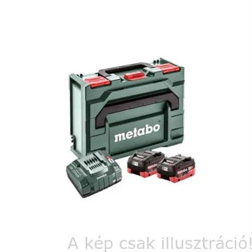 METABO Akkus alapkészlet 2x18V/8 Ah LiHD akku+ ASC 145 töltő+metaBOX 685131000, Akció!