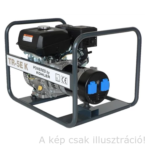 Áramfejlesztő- aggregátor benzines KOHler motoros  TR-5-E-K