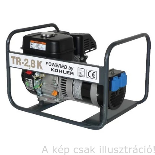 Áramfejlesztő- aggregátor benzines KOHler motoros  TR-2,8-K