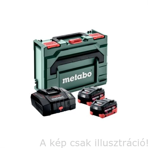 METABO Akkus alapkészlet 2x18V/8 Ah LiHD akku+ ASC 290 töltő+metaBOX 685303000