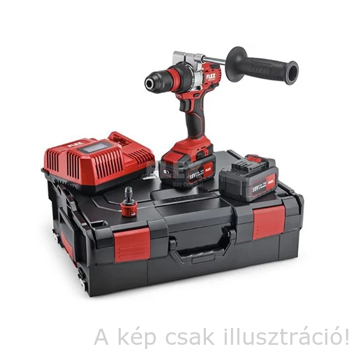 FLEX DD 2G 18,0 EC akkus fúró-csavarozó szett, 4 sebességes, szénkefe mentes, 2x5Ah akkuval, 56/90 Nm, akkutöltő,1,5 kg 504.890