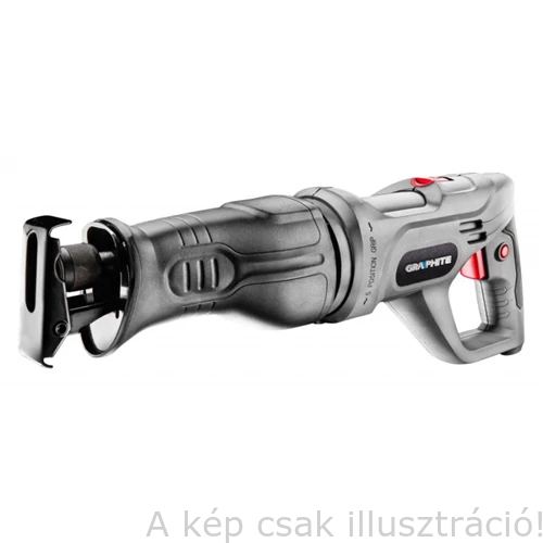 GRAPHITE 58G971 kardfűrész 900W,lökethossz 20 mm,0-2600 perc-1, 2 fűrészlappal a dobozban, Akciós!