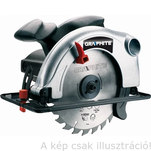 GRAPHITE 58G488 körfűrészgép 1200W 185/20mm 3,8kg+kofferben 3év garanciával 58G488