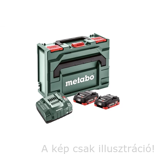 METABO Akkus alapkészlet 2x18V/4,0 Ah LiHD akku+ ASC 55 12V-36V ULTRA + ML töltő 685130000