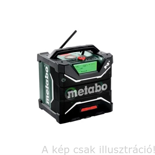 METABO RC 12-18 32W BT DAB+ Akkus Bluetooth rádió + hálózati adapter (Akku és töltő nélkül!)   600779850