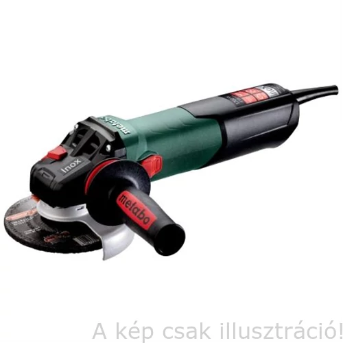 METABO WEV 17-125 Quick Inox állítható fordulatszámú sarokcsiszoló (2000 - 7600/min, 5Nm, 2,5kg) 600517000