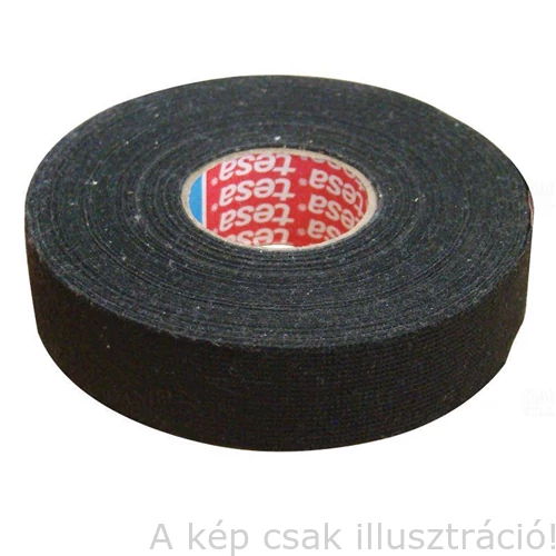 Ragasztószalag vászon szigetelő TRAKON 25mx25mm fekete tesa®