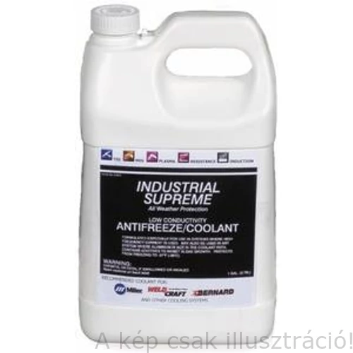 Miller hűtőfolyadék 1 gallon (3.78l) kis vezetőképességű/Low Conductivity Stock No:043810A1V5  043810