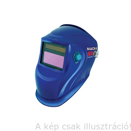 Hegesztő fejpajzs automata GCE OTOS Mach II DIN 9-13(látóm:96x46mm, késleltetés,AVI-ra is, GCE AD010002