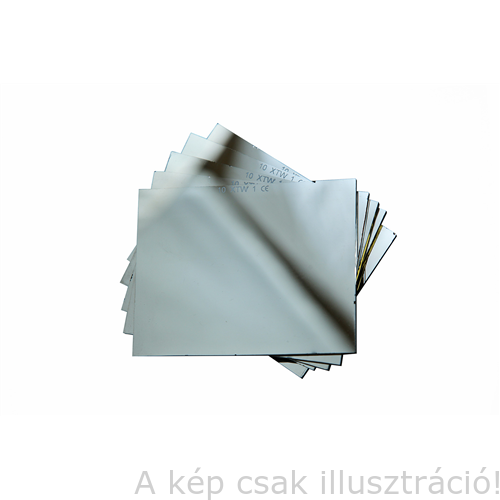 Hegesztő pajzs üveg 90x110mm DIN12 TÜKRÖS   GCE   548900200120