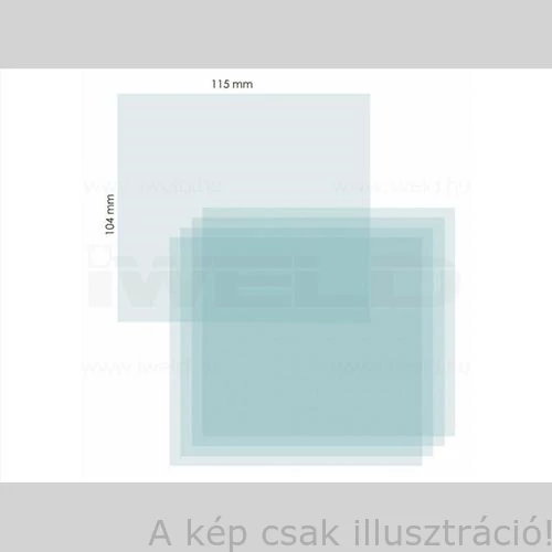 Hegesztő pajzs külső plexi 115x104 BLM V2-V4,Parweld XR720-XR520, V3/V2-V4/RC